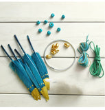 Kit de atrapasueños creativo, color azul charró